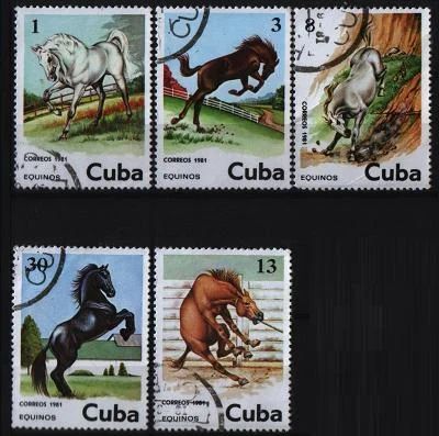 Лот: 6839401. Фото: 1. Куба 1981г фауна 5марок. Марки