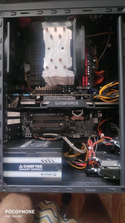 Лот: 17812612. Фото: 1. системный блок AMD FX-8350/RAM... Компьютеры в сборе