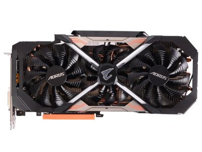 Лот: 12074788. Фото: 1. Видеокарта GTX 1080 Ti Aorus Nvidia... Видеокарты