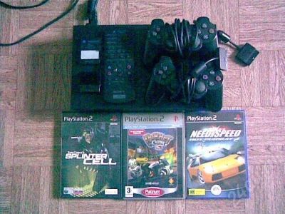 Лот: 469295. Фото: 1. Playstation 2 (PS 2) толстая... Игровые приставки, консоли