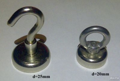 Лот: 13614324. Фото: 1. Магнит неодимовый d25mm. Магниты сувенирные