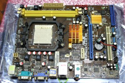 Лот: 3287278. Фото: 1. Мать ASUS M2A74-AM SE, поддержка... Материнские платы