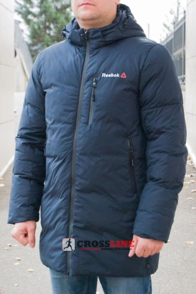 Лот: 12317472. Фото: 1. Куртка Reebok синяя / Артикул... Верхняя одежда
