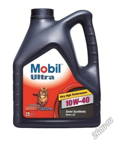 Лот: 6232588. Фото: 1. Mobil Ultra (ESSO) 10w40 (мобил... Масла, жидкости