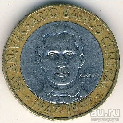 Лот: 9495037. Фото: 1. ДДоминиканская республика 5 песо... Америка