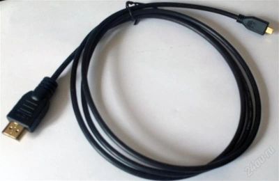 Лот: 1947394. Фото: 1. Кабель MicroHDMI (type D) to HDMI... Дата-кабели, переходники