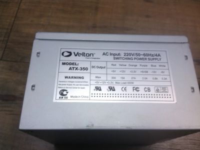 Лот: 6945497. Фото: 1. Компьютерный блок питания Velton... Корпуса, блоки питания