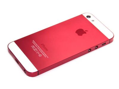 Лот: 9757403. Фото: 1. Корпус для Apple iPhone 5 красный... Корпуса, клавиатуры, кнопки