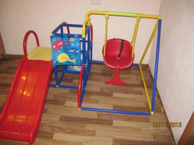 Лот: 3416850. Фото: 1. Игровой комплекс: качеля, горка... Ходунки, прыгунки, качели
