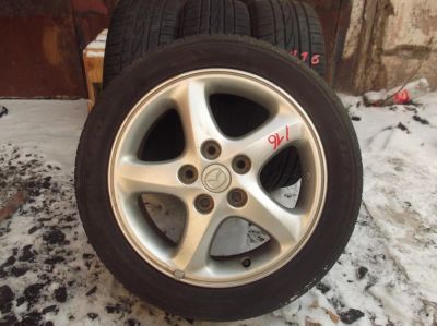 Лот: 7162787. Фото: 1. Литые диски Mazda R16 5x114,3... Диски