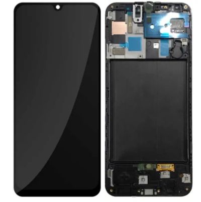 Лот: 14618654. Фото: 1. Дисплей Samsung Galaxy A8 (2018... Дисплеи, дисплейные модули, тачскрины