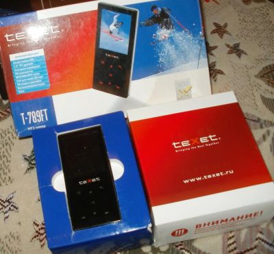 Лот: 3666299. Фото: 1. MP3 плеер TEXET на 4gb, только... Плееры