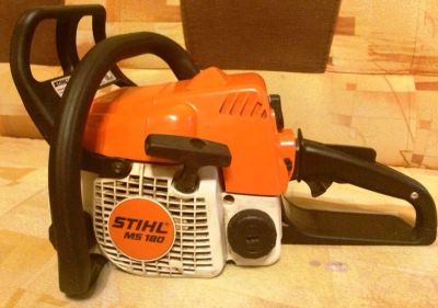 Лот: 10420709. Фото: 1. Бензопила STIHL MS 180 оригинал. Бензо-, мотоинструмент