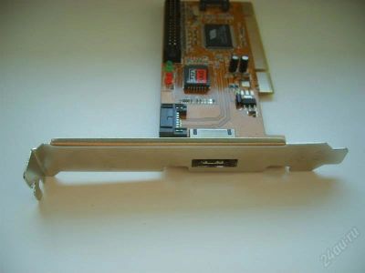 Лот: 2402963. Фото: 1. PCI controller VIA 6421 (1xIDE... Платы расширения, контроллеры, доп. порты