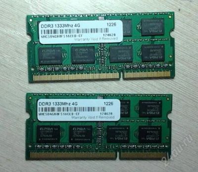 Лот: 2216467. Фото: 1. память для ноутбука ddr3 4gb... Оперативная память