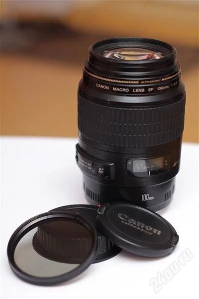 Лот: 2074108. Фото: 1. CANON EF 100 f/2.8 Macro USM. Объективы