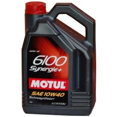 Лот: 20067542. Фото: 1. MOTUL 6100 Synergie+ 10w40 SN... Масла, жидкости