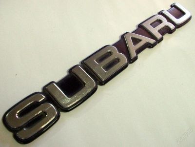 Лот: 129076. Фото: 1. Лэйбл от автомобиля "SUBARU" 23см... Детали тюнинга