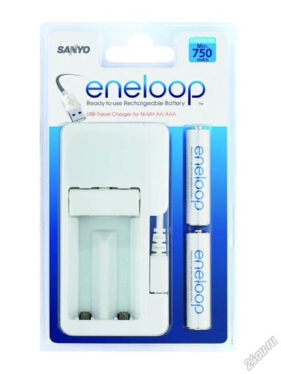 Лот: 5548616. Фото: 1. Зарядное устройство Sanyo Eneloop... Аккумуляторы, зарядные