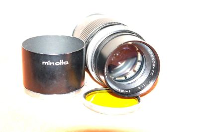 Лот: 10724511. Фото: 1. Объектив Minolta 135 mm f/ 4. Объективы