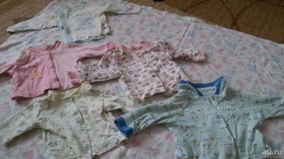 Лот: 8124774. Фото: 1. распашонка 1шт 10р от 56р до 68р. Ползунки, распашонки, слипы