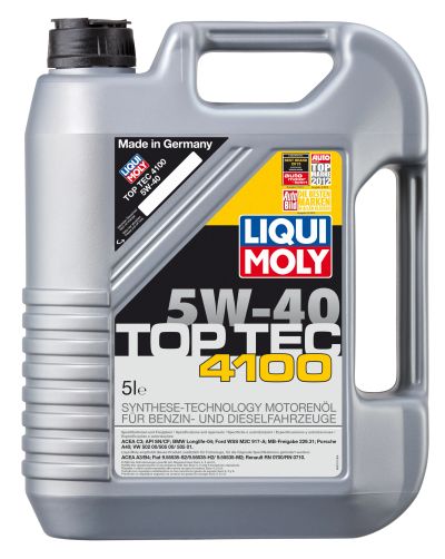 Лот: 20068593. Фото: 1. LIQUI MOLY Top Tec 4100 5w40 SN... Масла, жидкости