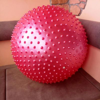 Лот: 11822554. Фото: 1. Мяч массажный 55 см. Фитнес, аэробика и гимнастика