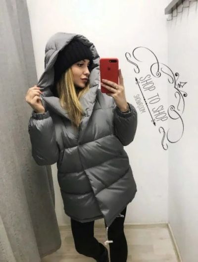 Лот: 10749380. Фото: 1. Продам пуховик-зефирку!. Верхняя одежда