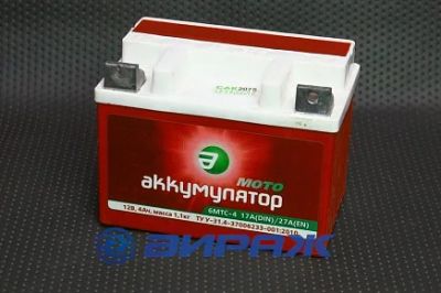 Лот: 6126716. Фото: 1. Аккумулятор Westa 6 MTC-4 (MOTO... Аккумуляторы
