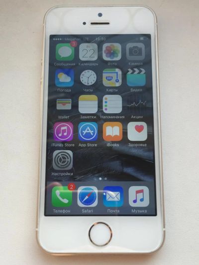 Лот: 6475888. Фото: 1. Apple iPhone 5s, 16 Гб, Gold... Смартфоны