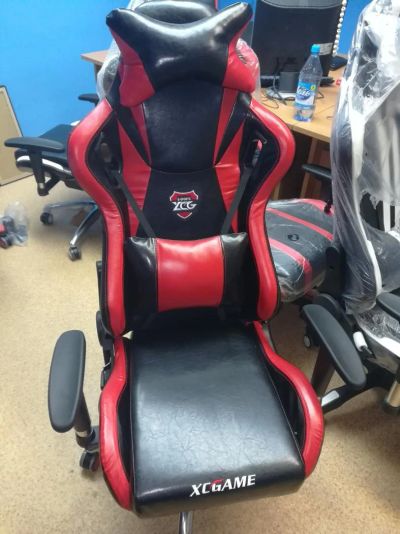 Лот: 10928620. Фото: 1. Компьютерное кресло Т46 красное... Стулья и кресла офисные