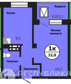 Лот: 25117908. Фото: 1. Продажа Квартира Красноярск, Лесников... Квартиры, студии