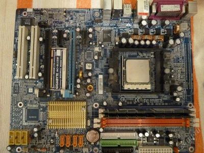 Лот: 2060277. Фото: 1. Мат.плата Gigabyte GA-K8N-SLI... Материнские платы