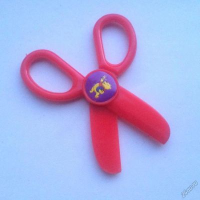 Лот: 5631170. Фото: 1. Ножницы пластмассовые детские... Развивающие