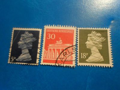 Лот: 17536028. Фото: 1. 3 марки-одним лотом,цена за все... Марки