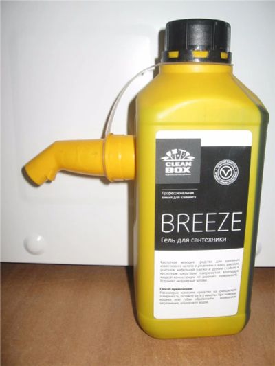 Лот: 7119310. Фото: 1. Гель для сантехники Breeze (профессиональная... Бытовая химия