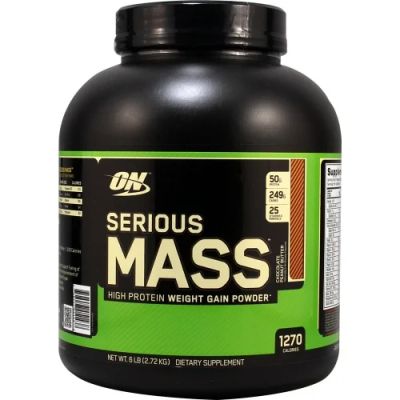 Лот: 9532744. Фото: 1. Гейнер Serious Mass от Optimum... Спортивное питание, витамины