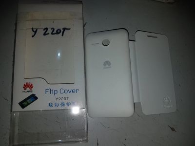 Лот: 11824658. Фото: 1. huawei y220t чехол книжка с задней... Чехлы, бамперы
