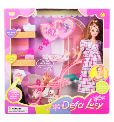 Лот: 8599214. Фото: 1. Кукла Defa Lucy в наборе с 2-мя... Куклы и аксессуары