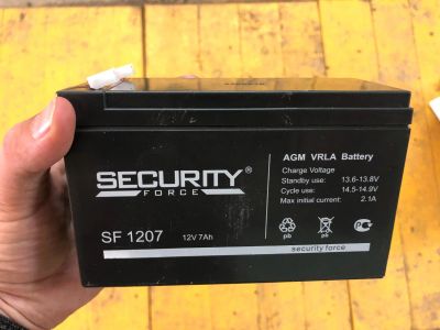 Лот: 16055845. Фото: 1. Аккумулятор Security Force 1207... Аккумуляторы