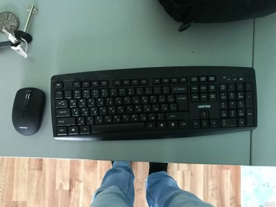 Лот: 13614225. Фото: 1. Беспроводная клавиатура и мыш. Клавиатуры и мыши