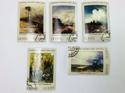 Лот: 23314556. Фото: 1. Русская живопись XIX в. Ф.А. Васильев... Марки