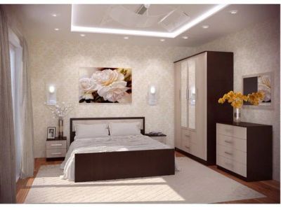 Лот: 10594333. Фото: 1. Кровать Фиеста 1.4*2.0, венге... Кровати