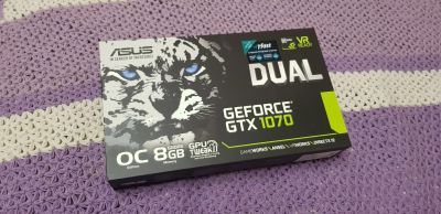 Лот: 15430068. Фото: 1. Видеокарта ASUS GeForce GTX1070... Видеокарты
