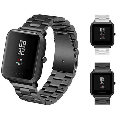 Лот: 17127233. Фото: 1. Ремешок Xiaomi Amazfit Металлический... Ремешки, браслеты
