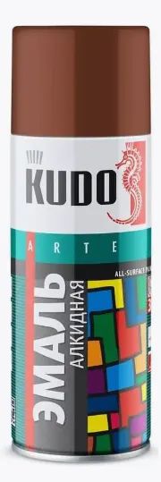 Лот: 22938259. Фото: 1. Эмаль Kudo KU-1023 аэрозольная... Краски, лаки, растворитель