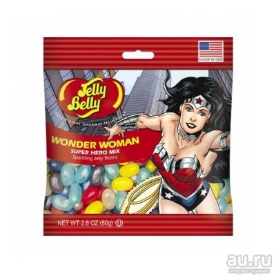 Лот: 8497032. Фото: 1. Jelly belly Wonder Woman. Другое (кондитерские изделия, конфеты)