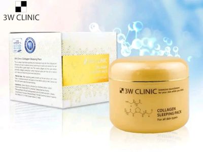 Лот: 18003976. Фото: 1. ночная маска 3WClinic Collagen... Уход за лицом 