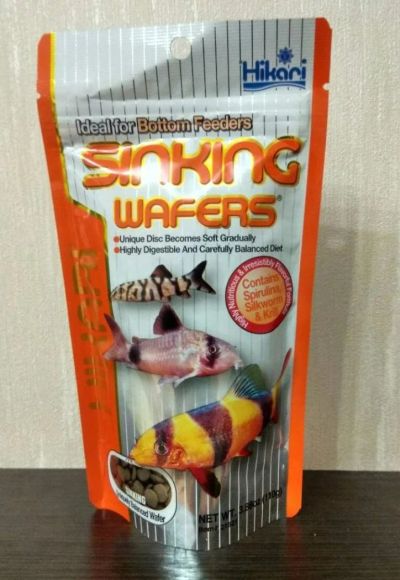 Лот: 10946458. Фото: 1. Корм Hikari Sinking Wafers. Корма