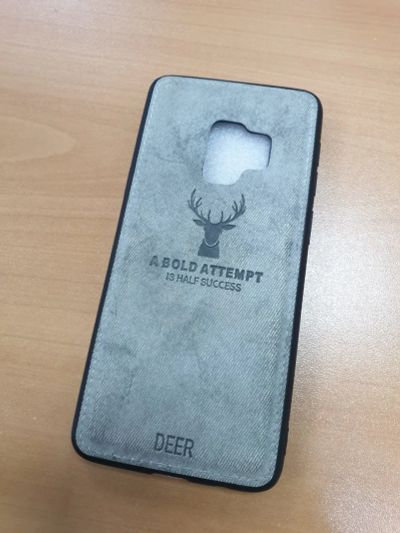Лот: 15930245. Фото: 1. Чехол для Samsung galaxy s9 серый. Чехлы, бамперы